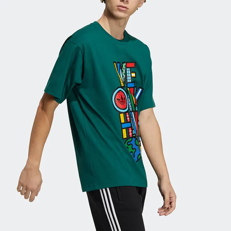 Adidas Originals T Shirt Men's Forest Green-4