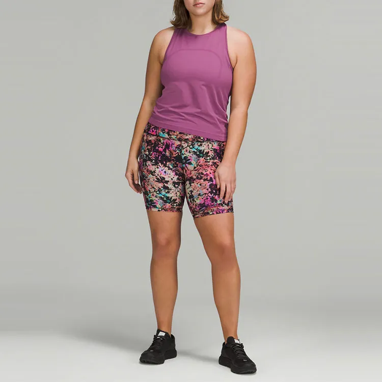 Lululemon Fast And Free Casual Shorts Women's Floral Red Multicolor-1