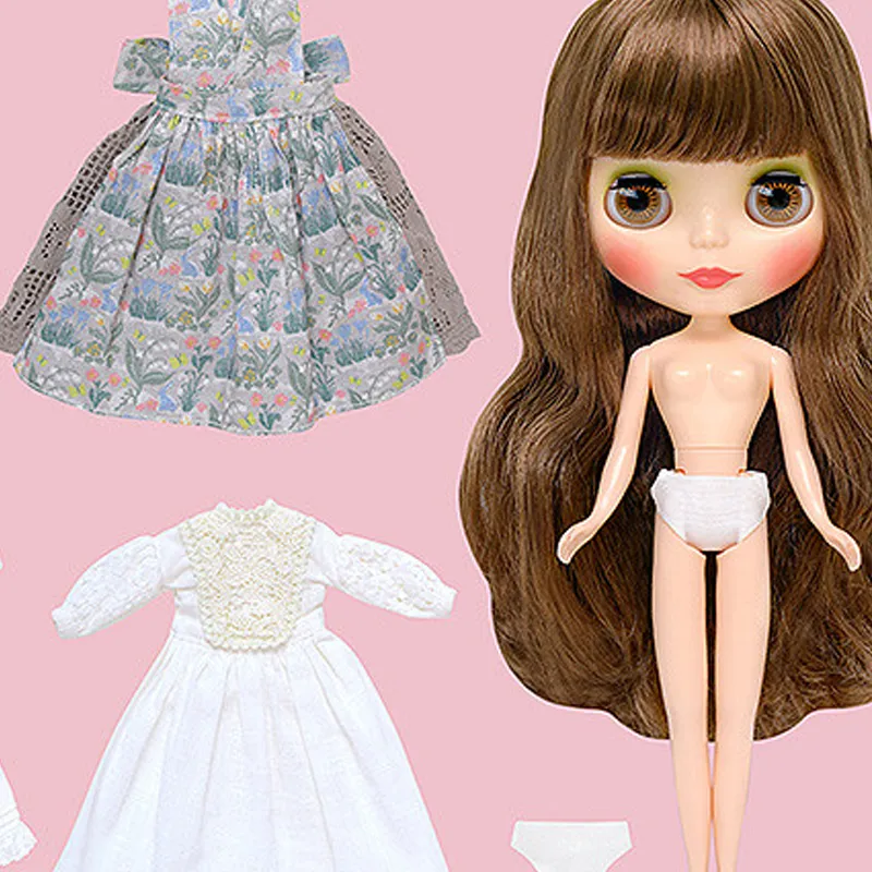 GSC Blythe Blue Rabbit Ball Jointed Dolls 30cm-3