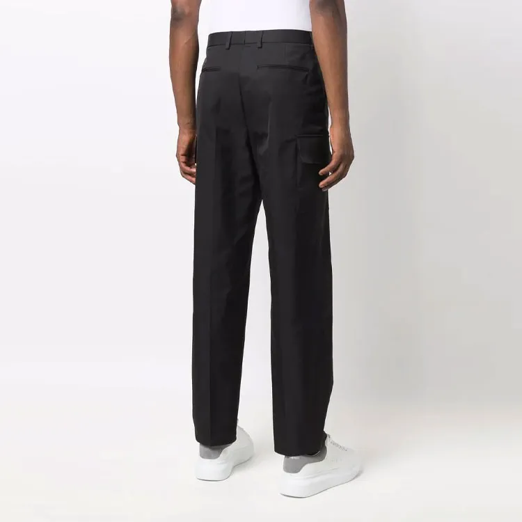 Valentino Cargo Pants Men Black-3