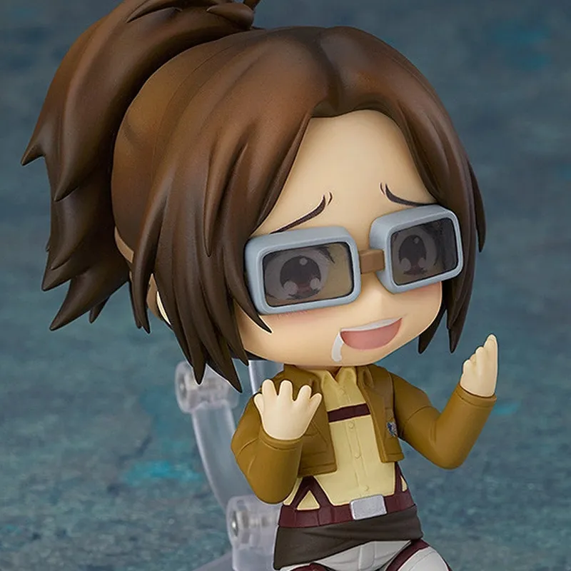 GSC Nendoroid No.1123 Attack On Titan Hanji And Ymir Chibi Figures 10cm-3