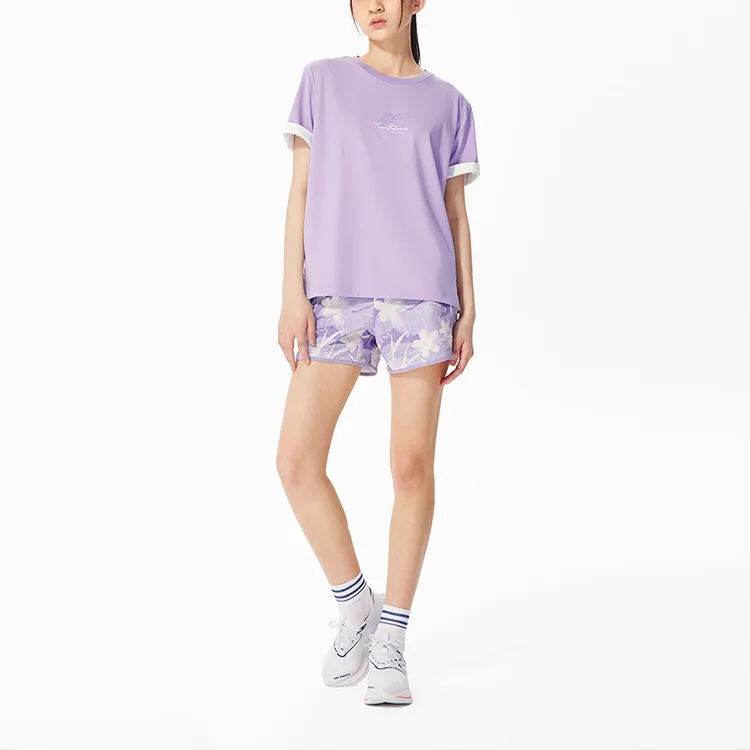 New Balance T Shirts Women's Violet-2