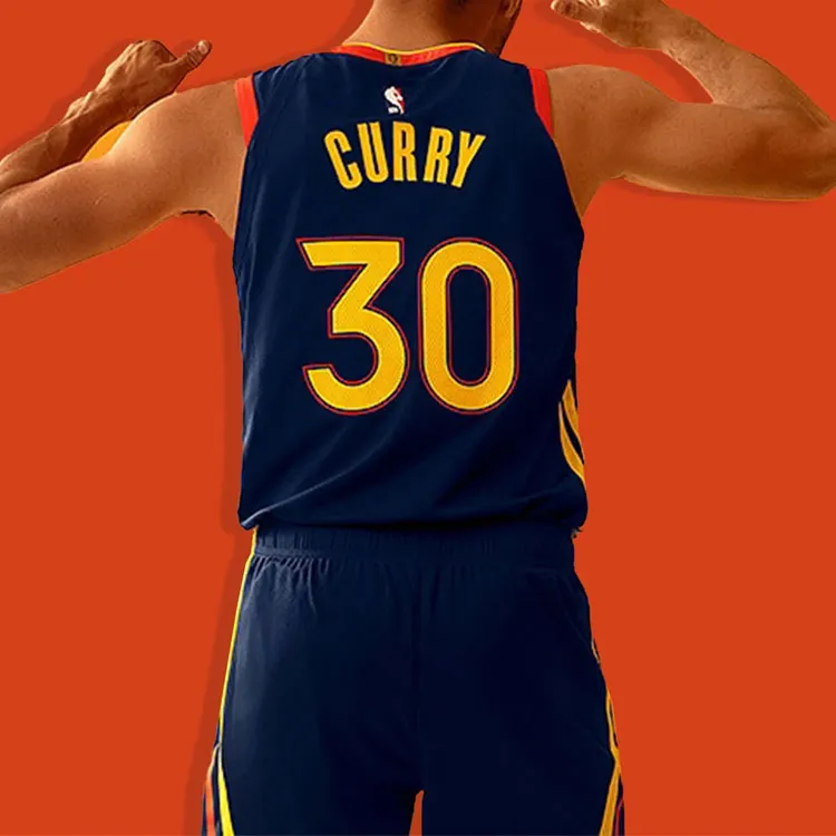 Nike Nba Golden State Warriors Oakland 2021/22 Stephen Curry City Edition Swingman Jersey-4