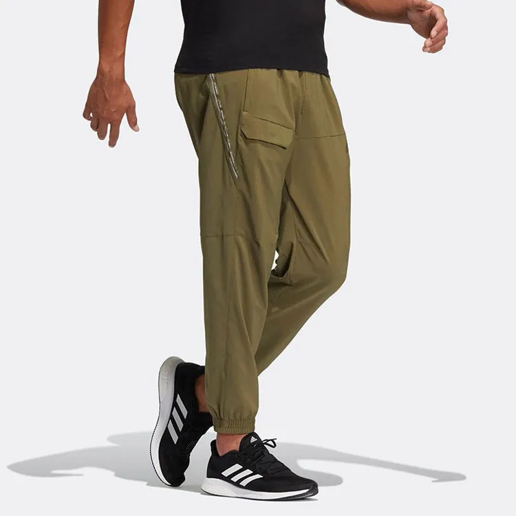 Adidas Casual Pants Men Green-3