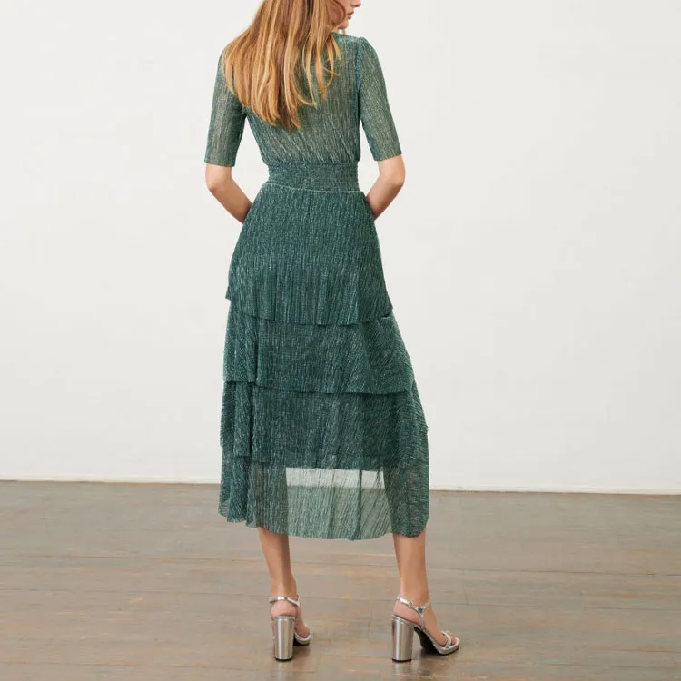 Maje Sequinned Maxi Dress-3