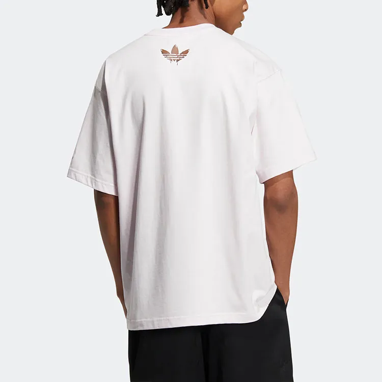 Adidas Originals Charr Morita Collaboration Collection T Shirt Unisex Pink-4