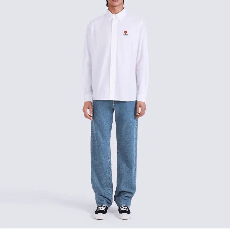 KENZO Boke Flower Series Shirts Men White-2