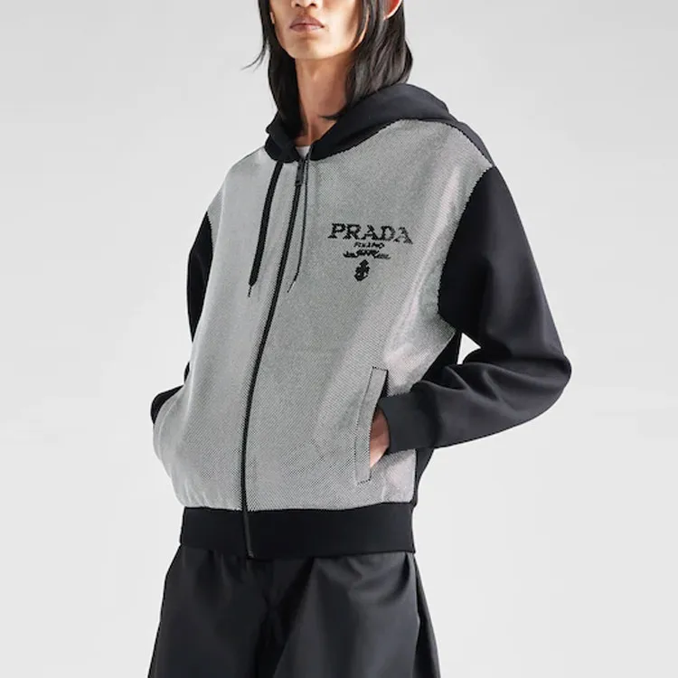 PRADA Sweatshirts Men Gray-3