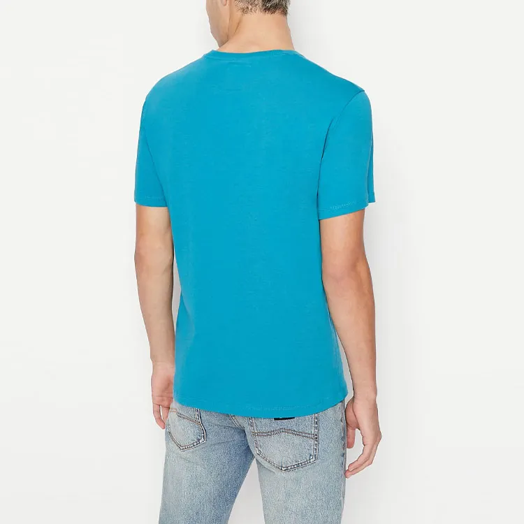 ARMANI EXCHANGE T Shirt Men's Aqua Blue-2