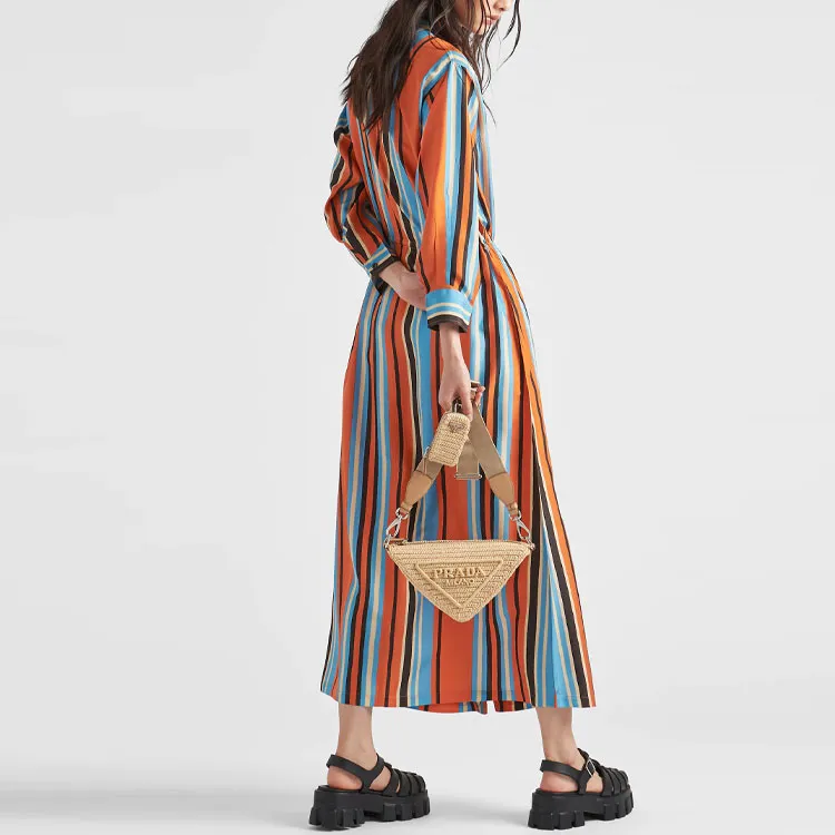 PRADA SS22 Long-Sleeved Dresses Women's Multicolor-2
