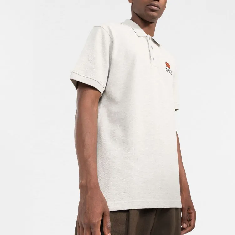 KENZO Boky Flower Embroidered Polo Shirt-9