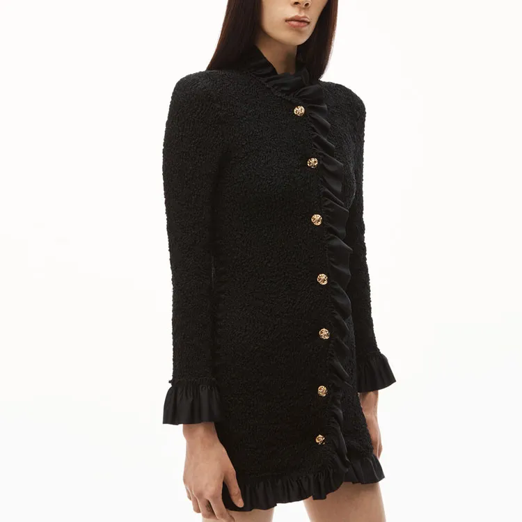Alexander Wang Ruffle trim Smocked Mini Dress-3