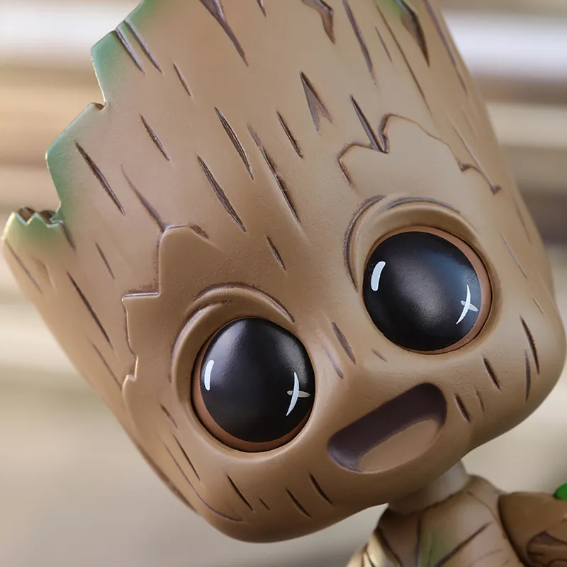 Hot Toys COSBABY Collection Groot Guardians Of The Galaxy Remastered Movienex Original Version Chibi Figures 10cm-3