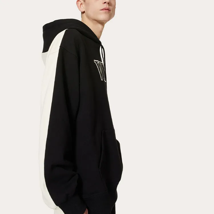 Valentino Logo Detailed Drawstring Hoodie-4