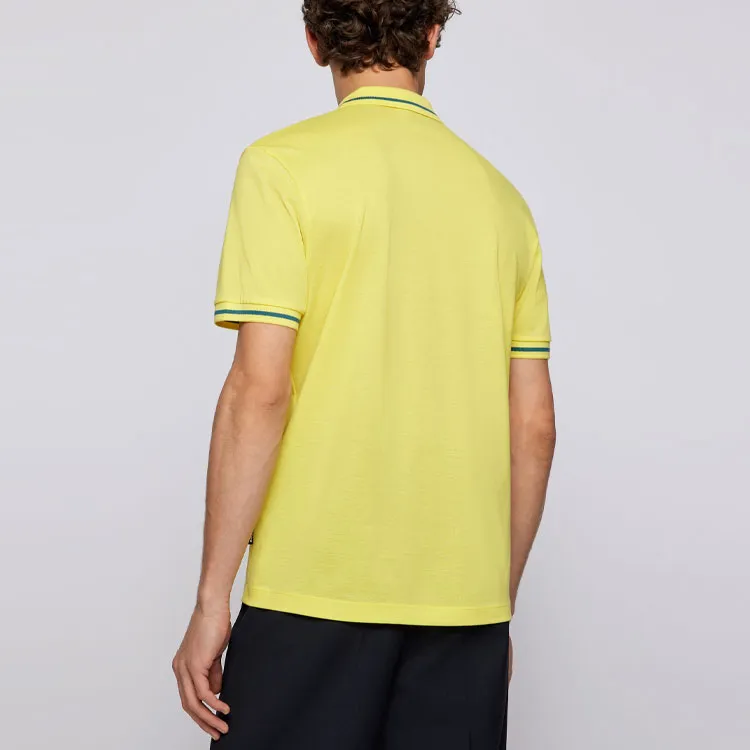 HUGO BOSS SS22 Polo Shirt Men's Yellow-3