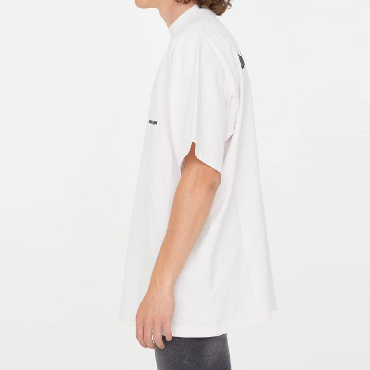 Balenciaga Strike 1917 Oversized T-Shirt - POIZON