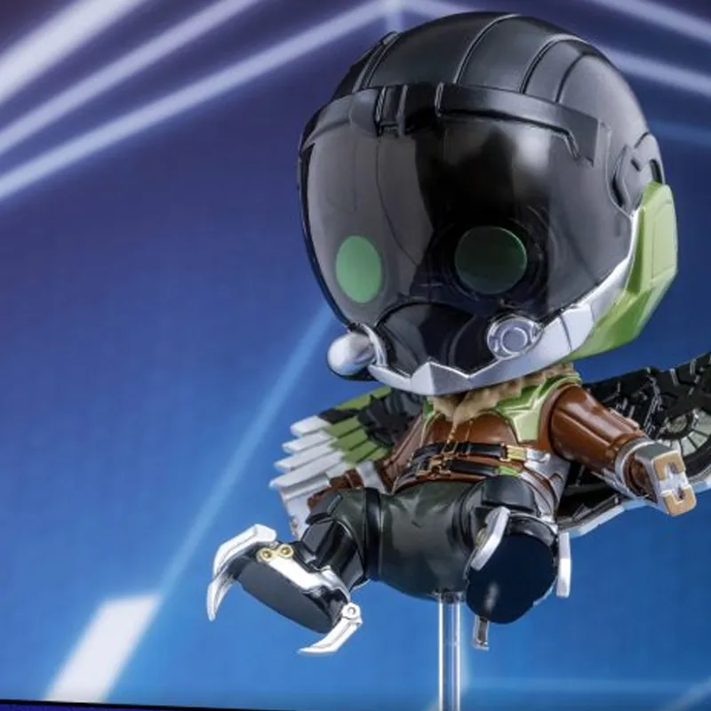 Hot Toys Spider Man Cosb371 Hero Returns Iron Man Mark 47 And The Vulture Chibi Figures 3.5cm-3