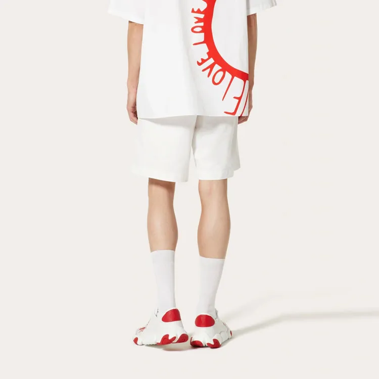 Valentino Casual Shorts Men White-3