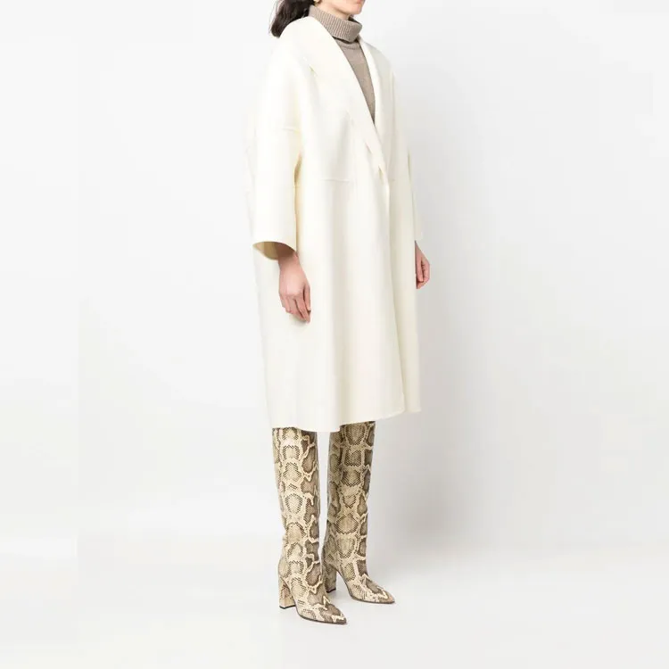 ALBERTA FERRETTI Coats Women's White-3