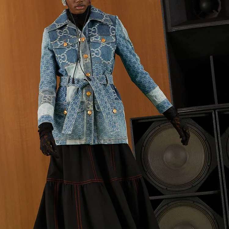 GUCCI Jumbo Gg Denim Jacket-3