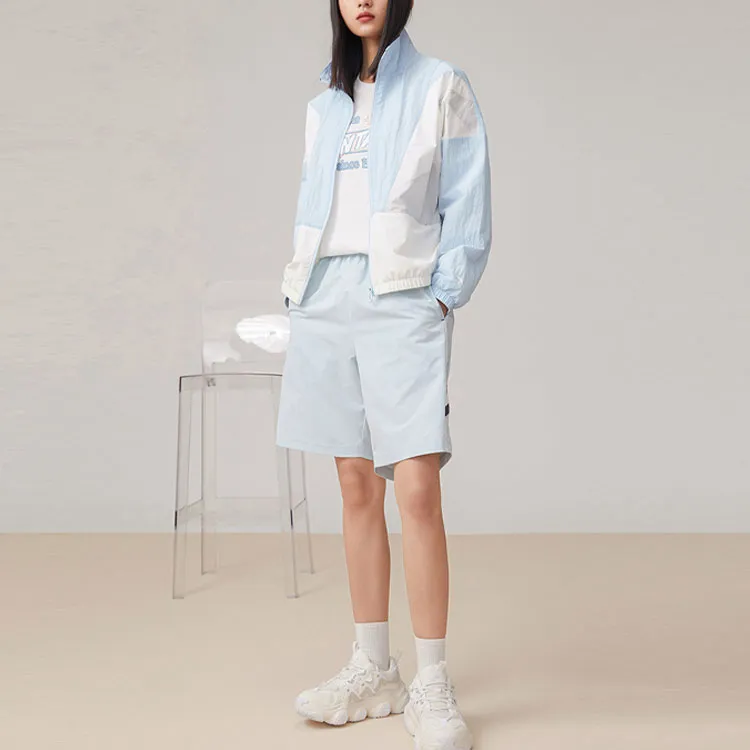 ANTA Life Collection Jackets Women's Cloud Fabric Blue-2