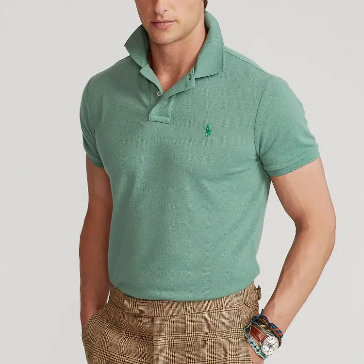 Polo Ralph Lauren Polo Shirts Men Green-2