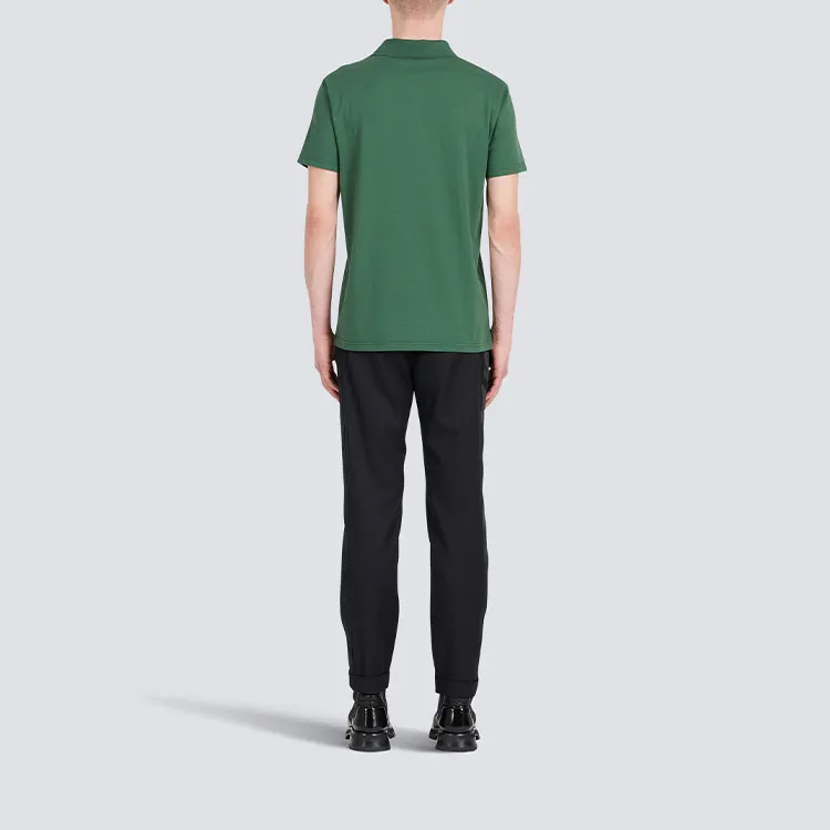 BALMAIN Polo Shirts Men Green-2