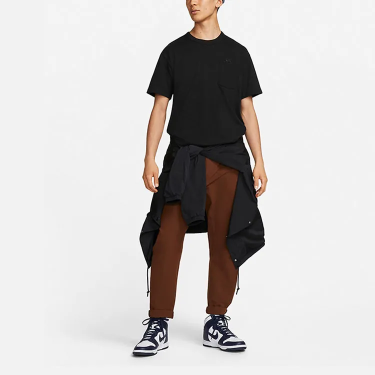Nike T Shirts Men Black-2