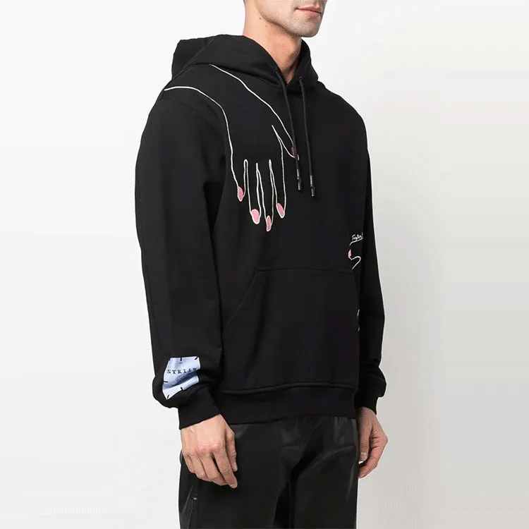 McQ Alexander McQueen Hand print Cotton Hoodie-2