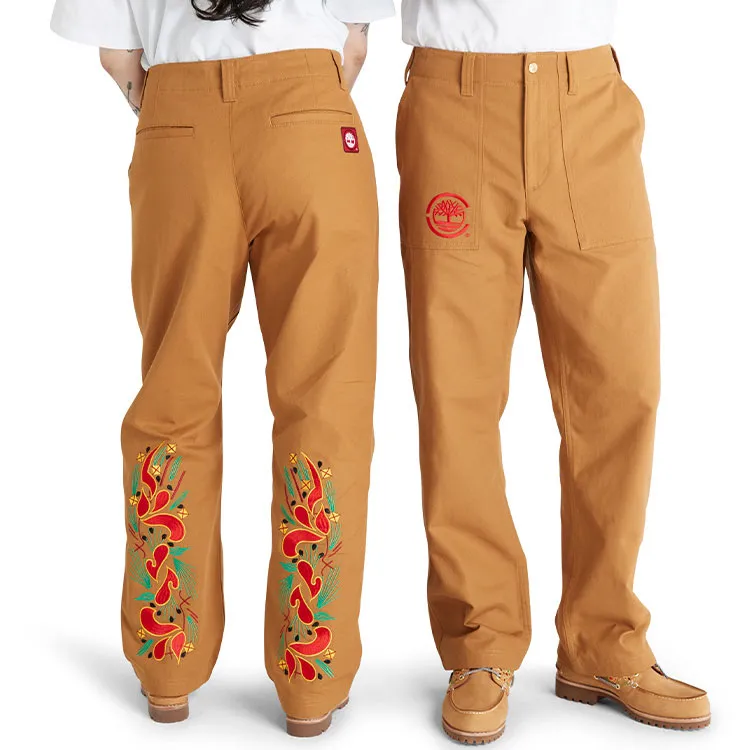 Timberland Casual Pants Unisex Brown-3