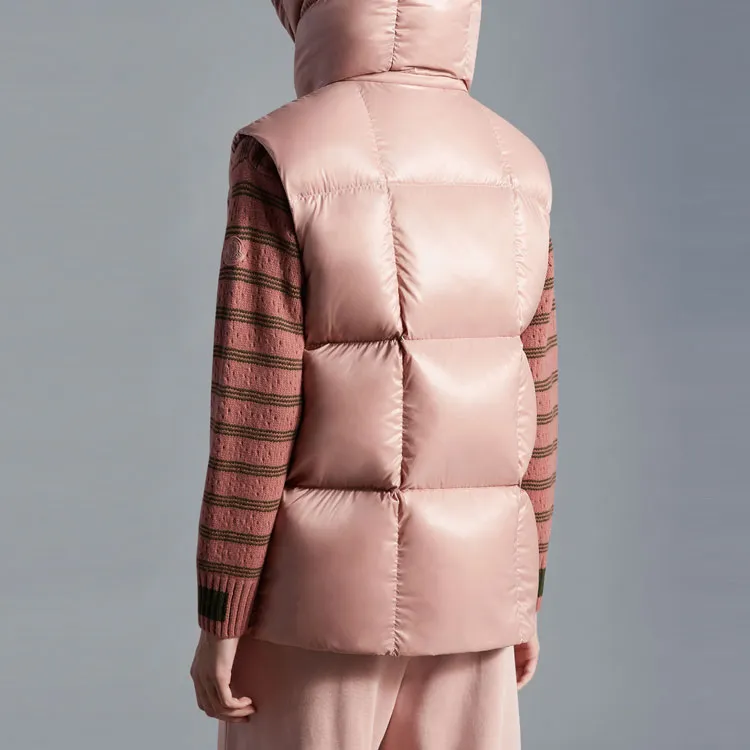 Moncler Luzule Series FW22 Vest Women's Pink-3