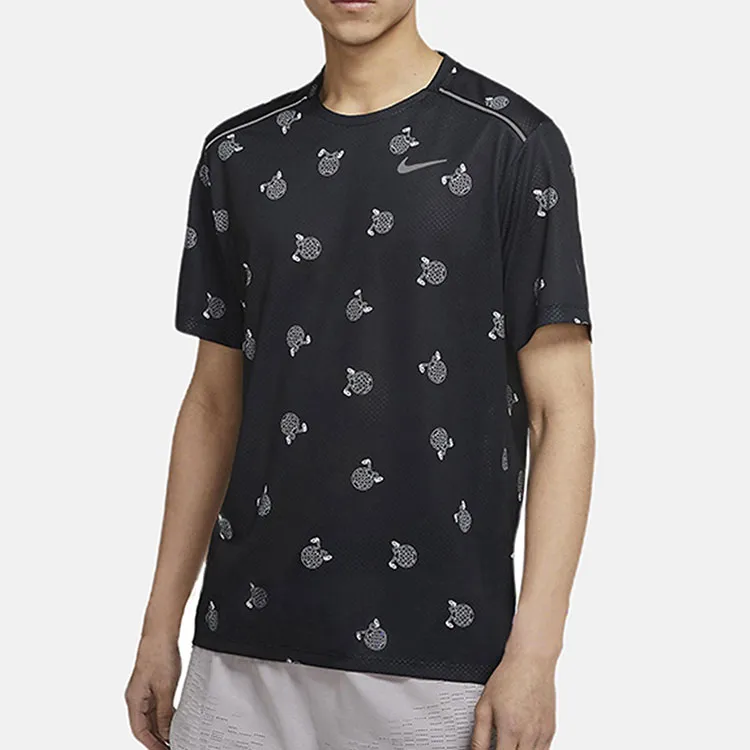 Nike T Shirts Men Black-1