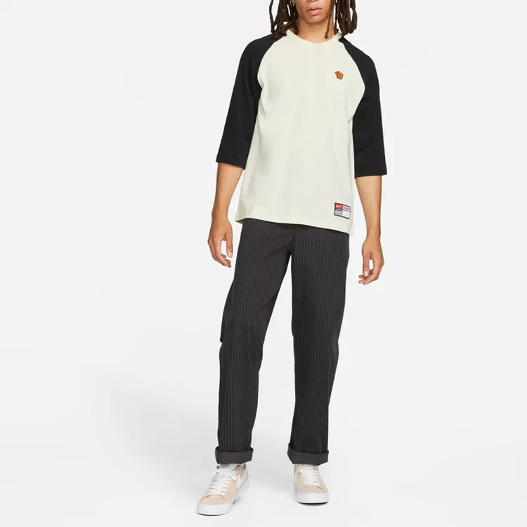 Nike Raglan Sleeve T Shirt Unisex Heather Gray-1