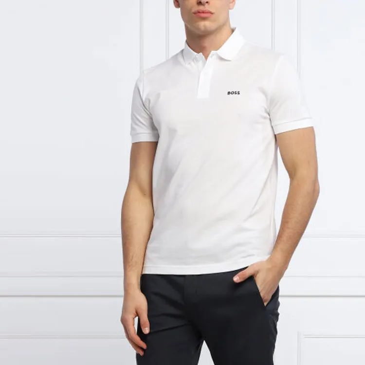 HUGO BOSS Polo Shirt Men's White-4
