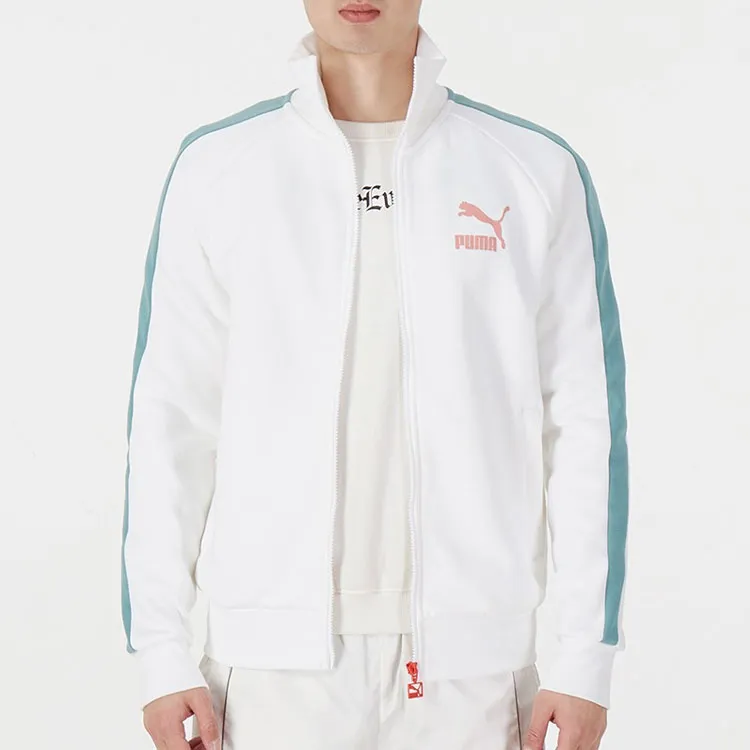 PUMA Jackets Men White-4