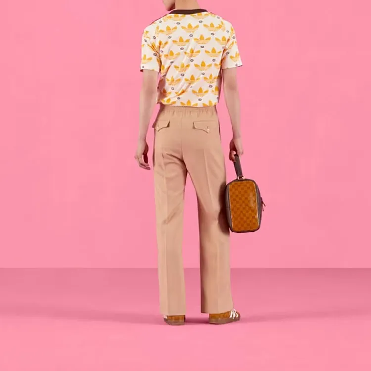 GUCCI x Adidas Originals GUCCI X ADIDAS SS22 T Shirt Unisex Yellow-3