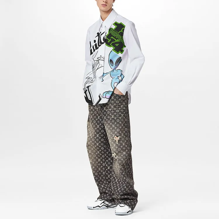 LOUIS VUITTON FW22 Shirt Men's White-1