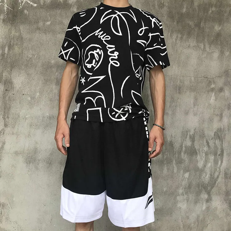 LiNing x Dft T Shirt Men's Black-2