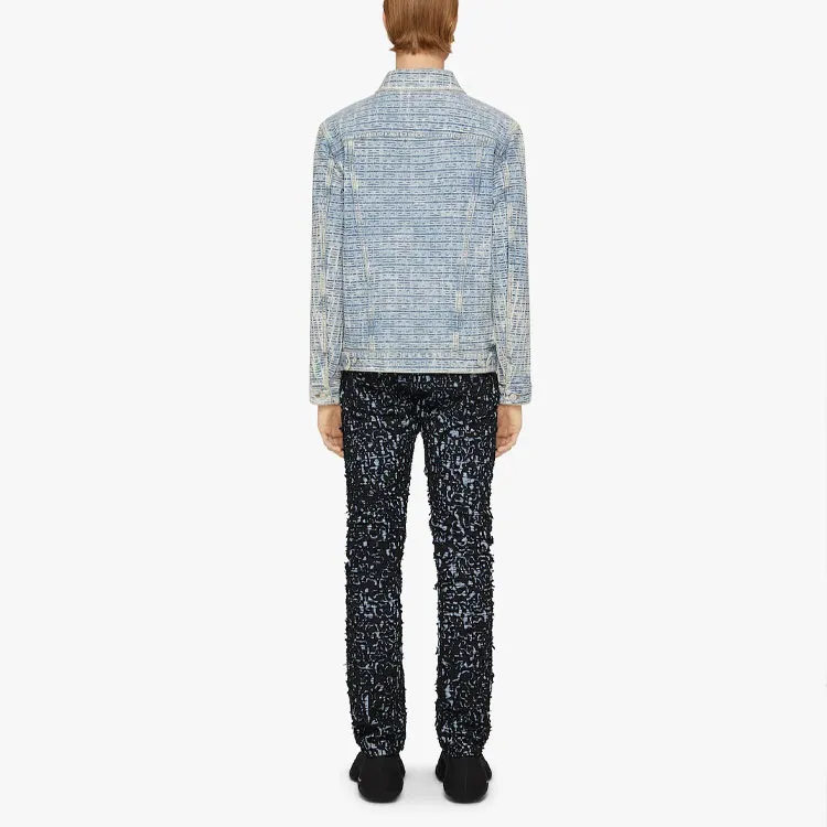 Givenchy Classic Fit 4G Rivet Denim Jacket-4