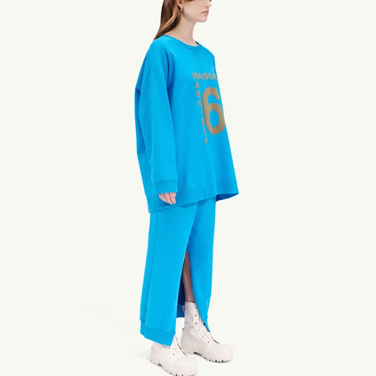 MM6 Maison Margiela Sweatshirts Women's Blue-2