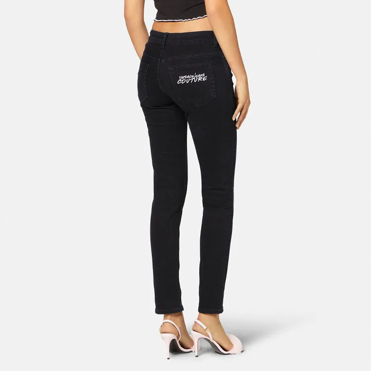 VERSACE JEANS COUTURE FW22 Jeans Women's Black-3