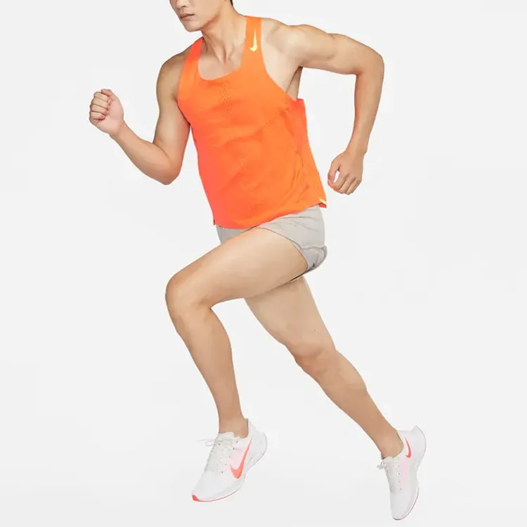 Nike Dri Fit Tank Tops Men Orange-2
