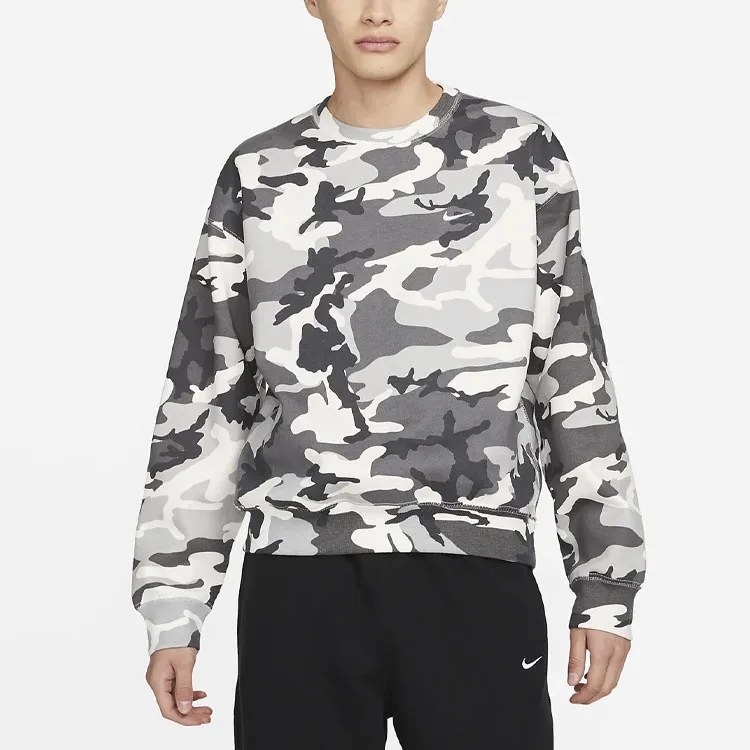Nike Sweatshirts Men Gray-4