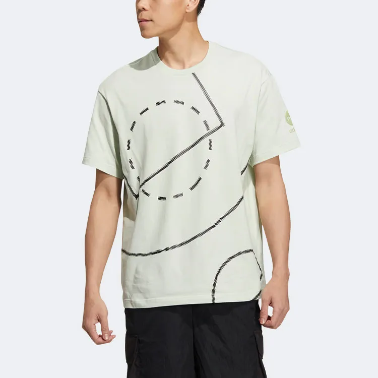 Adidas Neo T Shirt Men's Light Green-2
