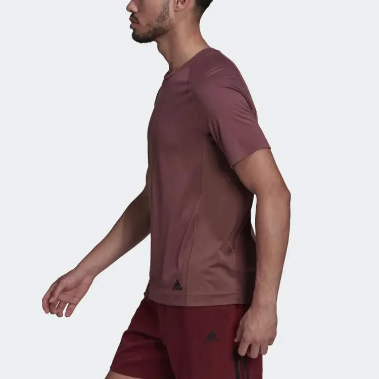 Adidas T Shirts Men Burgundy-3