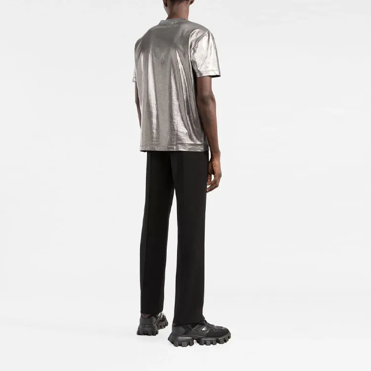 VERSACE T Shirts Men Silver-3