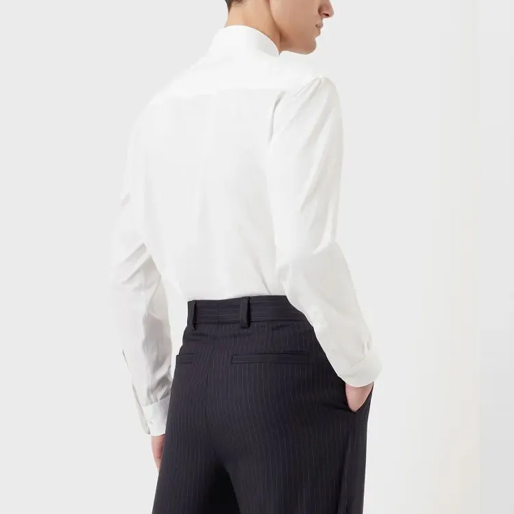 GIORGIO ARMANI Shirts Men White-1