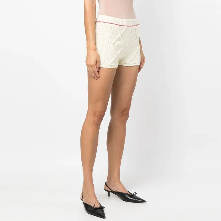 Marine Serre Casual Shorts Women's White-2