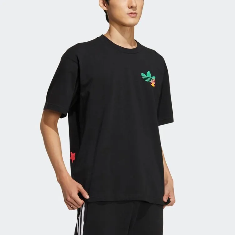 Adidas T Shirts Unisex Black-3