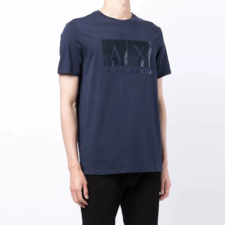 ARMANI EXCHANGE T-Shirts Men Blue-3